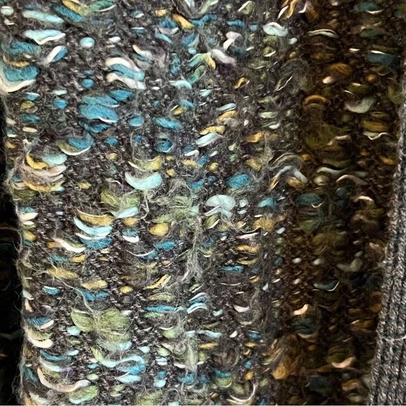 Anthropologie Moth Women Chunky Knit Cardigan Sweater Size S Wool Blend Boho - Picture 6 of 9